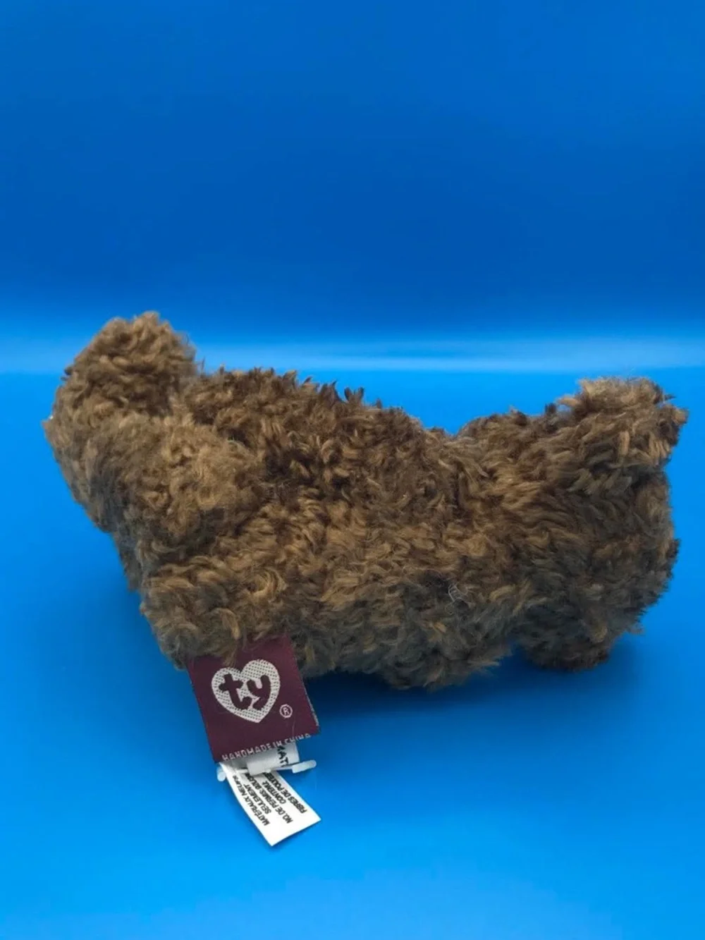 1993 Ty Brown Curly Teddy Bear - Soft Mohair - Attic Treasures - - Picture 6 of 11